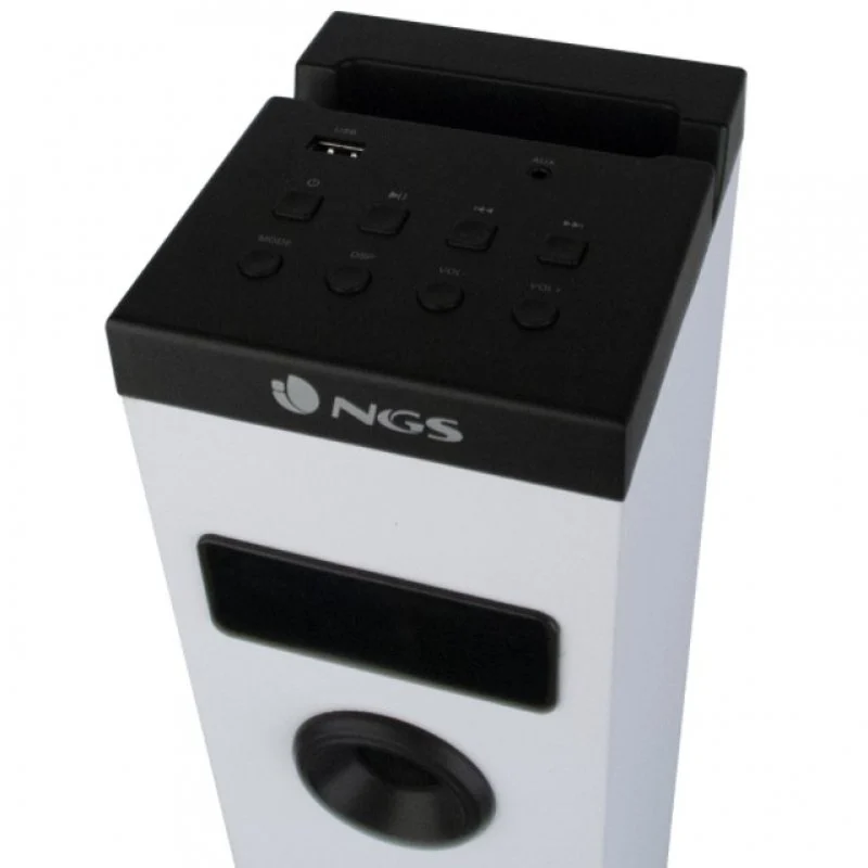 Thumbnail 3 de NGS Sky Charm Torre de Sonido Bluetooth 50 W Blanco