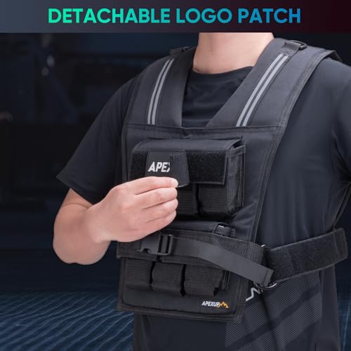 Thumbnail 6 de APEXUP Adjustable Weighted Vest 20 lbs 🏋