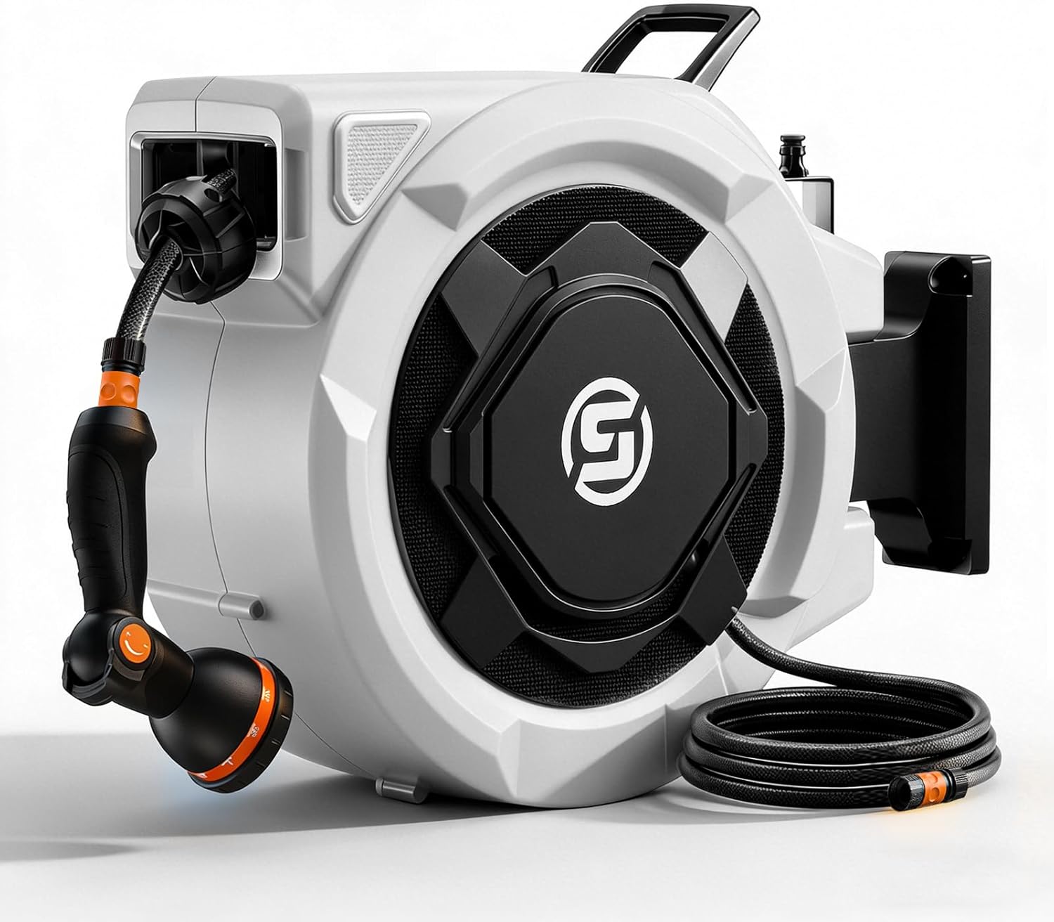 Thumbnail 6 de SUNPOW Wand-Schlauchbox RollUp 35 m – Schlauchtrommel mit 10-fach Sprühdüse, 180° schwenkbar & Auto-Rewind