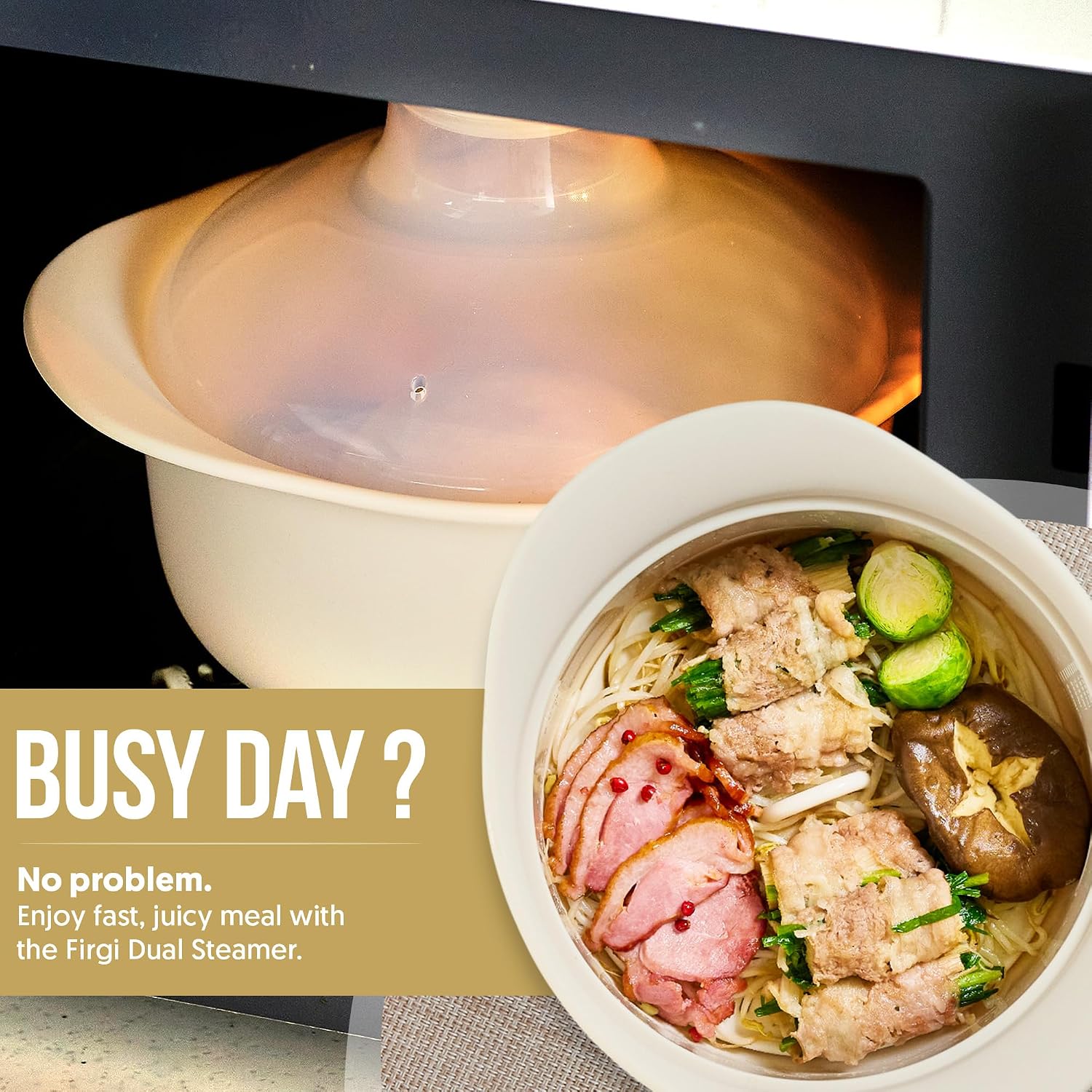 Detalle de FIRGI 48oz Platinum Silicone Steamer Bowl ๐ฒ