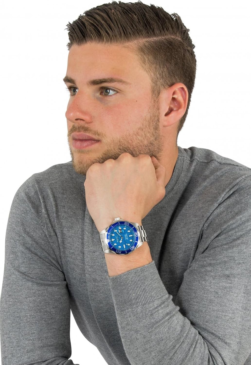 Thumbnail 4 de Invicta Pro Diver Edelstahl Herren Quarzuhrwerk 47 mm (Modell 12563)