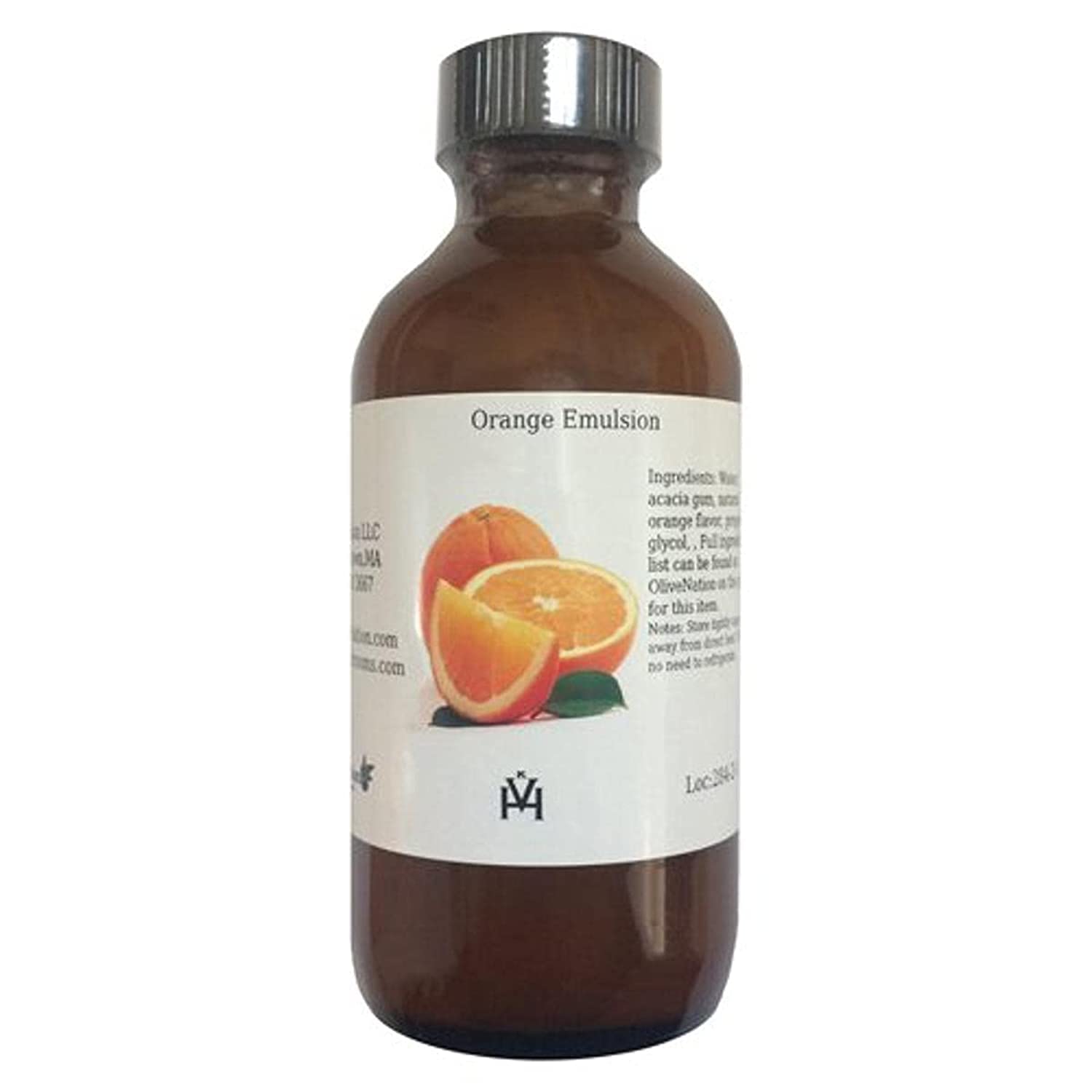 Detalle de OliveNation BAJ10 Orange Emulsion, 4 fl oz Water-Soluble Baking Flavor