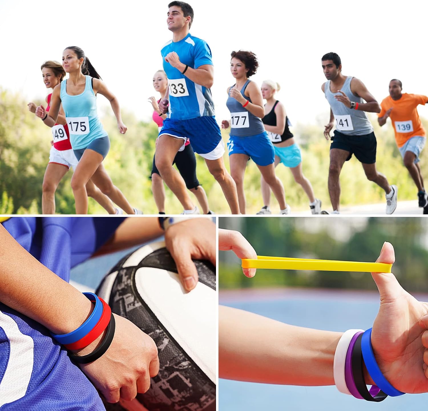Detalle 2 de LVNRIDS silicone wristbands 7 inch for kids
