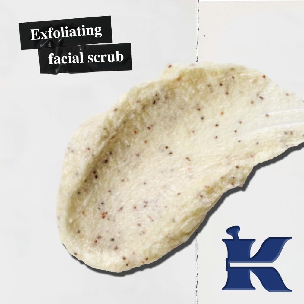 Thumbnail 1 de Kiehl’s Facial Fuel Exfoliating Face Scrub (100ml) – men’s facial cleanser with apricot kernel exfoliation