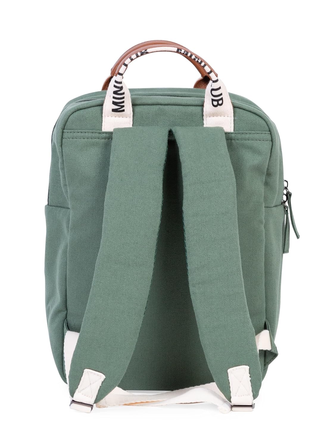 Detalle de CHILDHOME Mini Club Rucksack 7L Grün – Rucksack für Kindergartenkinder (23x10x32 cm)