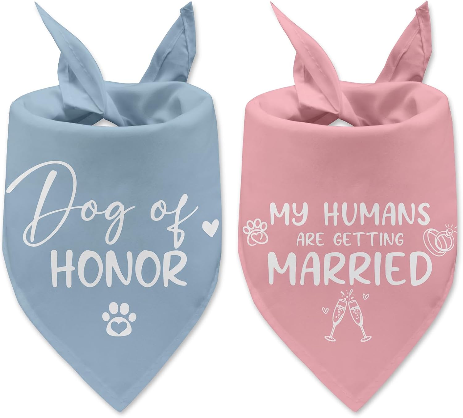 Detalle de Dog Wedding Bandanas, 2-Pack