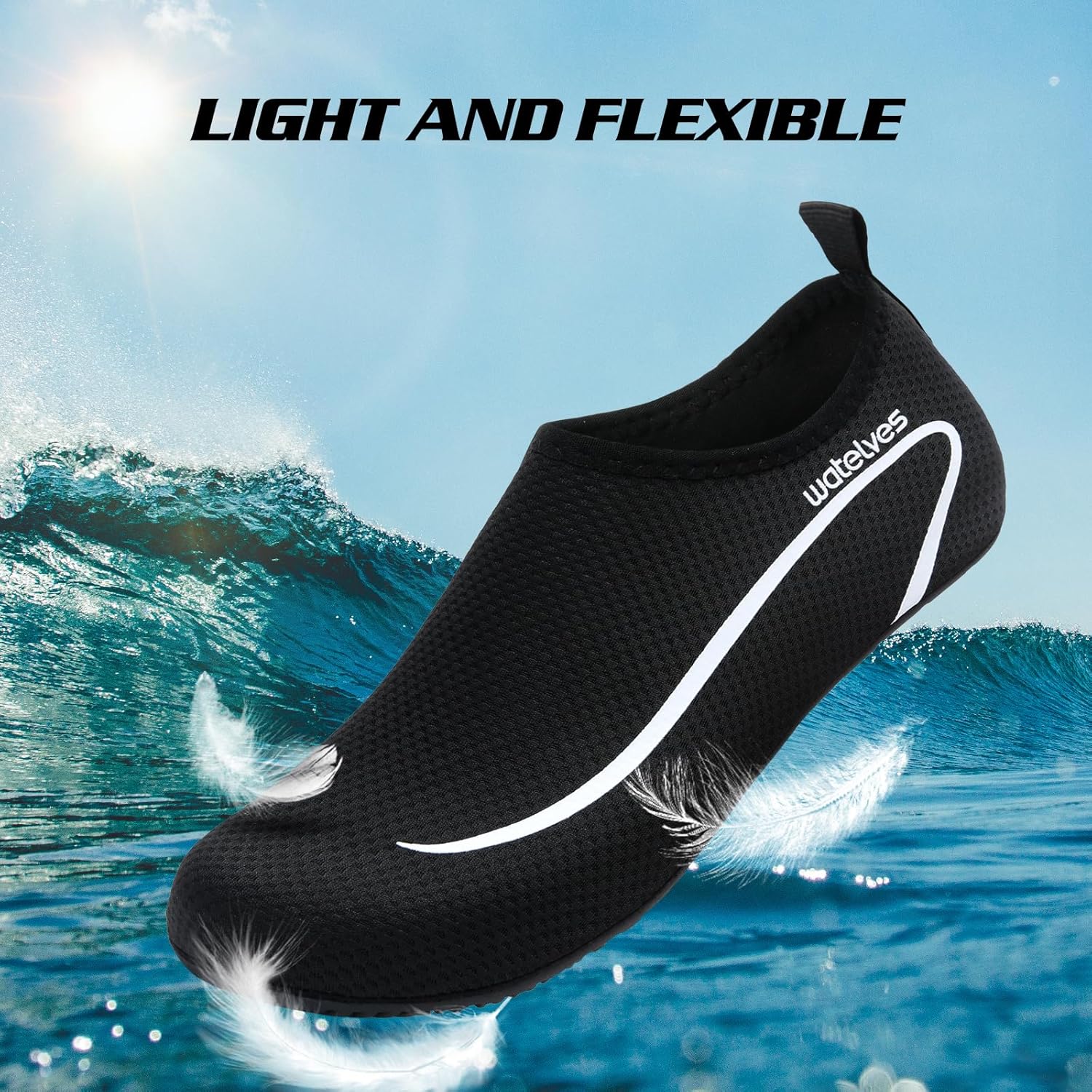 Thumbnail 5 de Swim Water Shoes Aqua Socks Barefoot for Sea Beach Swimming – Unisex