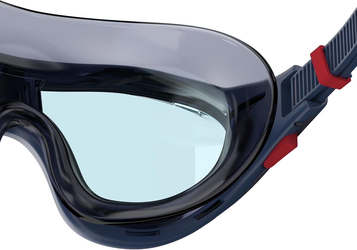 Detalle de Speedo Biofuse Mask Open Water – Maschera da nuoto ergonomica, anti-appannamento e protezione UV
