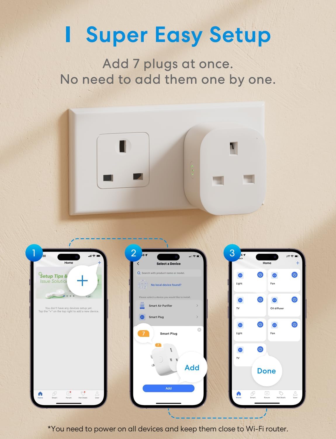 Thumbnail 5 de Meross Smart Plug with Energy Monitoring 13A 4-Pack
