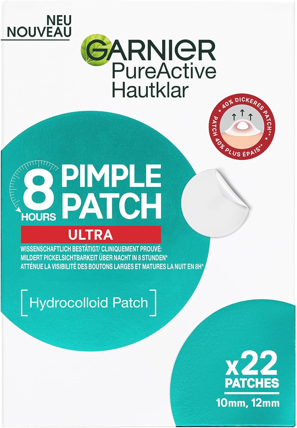 GARNIER PureActive Ultra Pimple Patch 22 patches