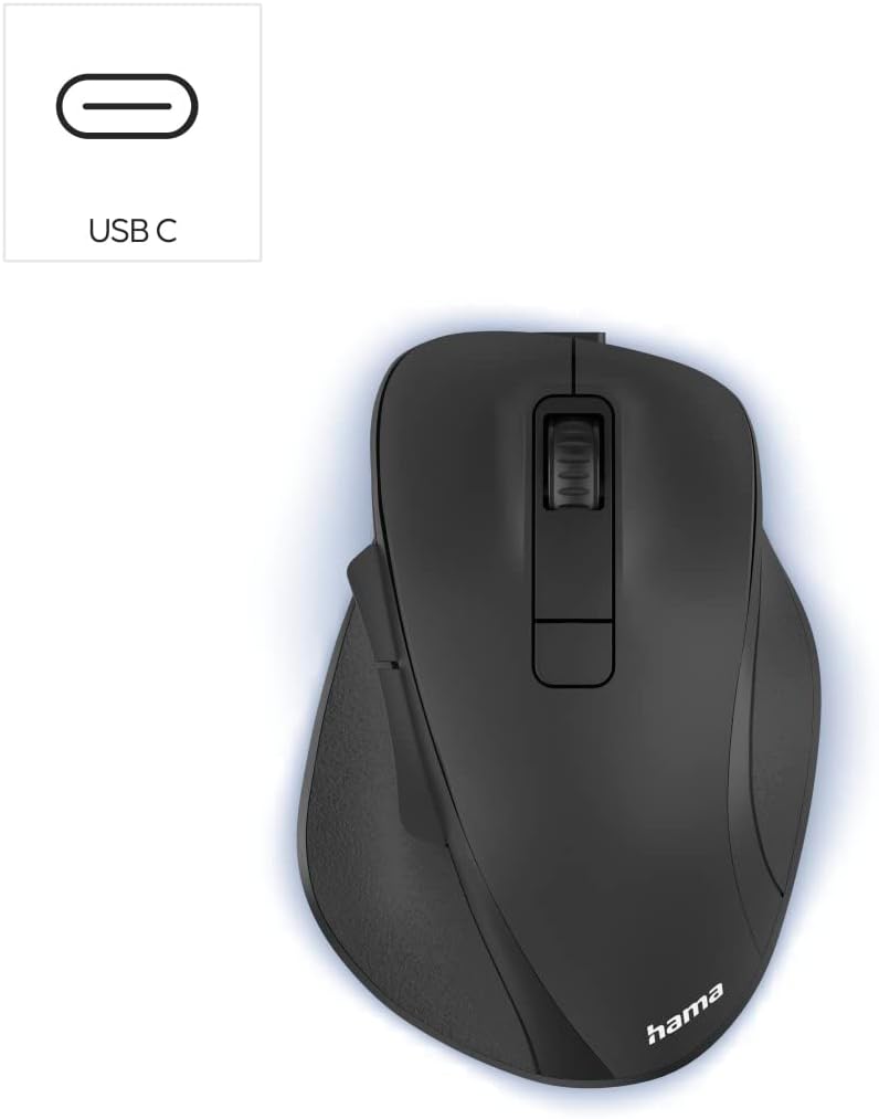 Thumbnail 1 de Hama MW-500 Recharge 00173032 ergonomisk trådlös mus med 6 knappar