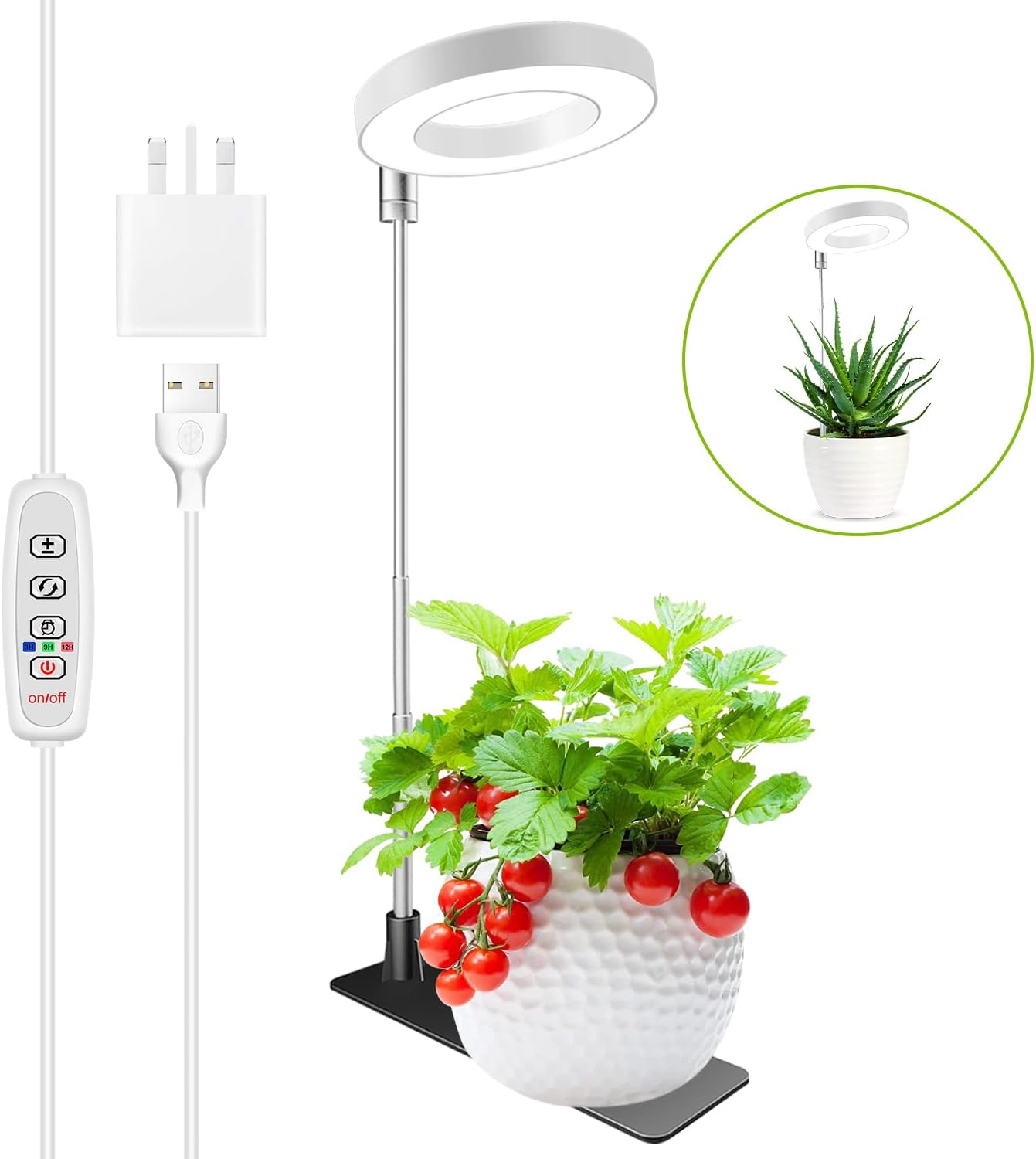 Detalle de Kullsinss grow light 48 LED full spectrum
