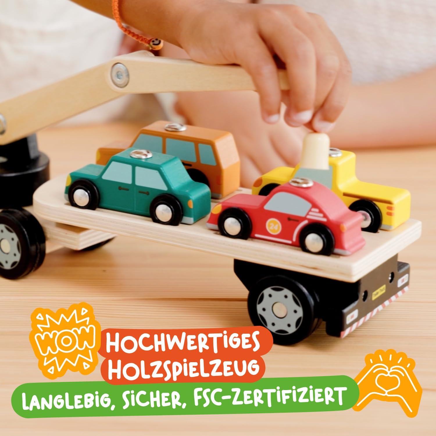 Thumbnail 4 de Nene Toys Autotransporter ab 2 Jahren 🚚