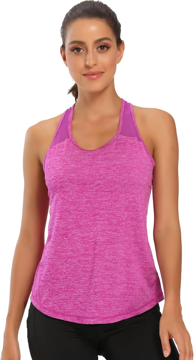 Thumbnail 1 de Dawnrole Damen Sport Tank Top (ärmellos) aus Polyester/Spandex für Fitness, Yoga & Lauftraining