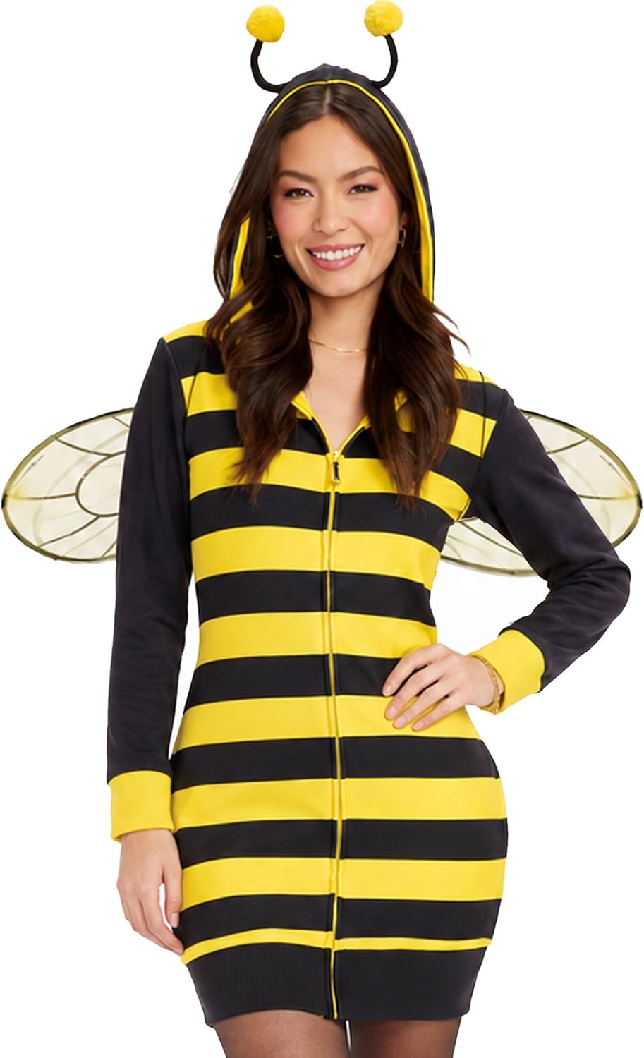 Detalle de Tipsy Elves Women's Halloween Costume Dress with 3D Details and Front Zipper