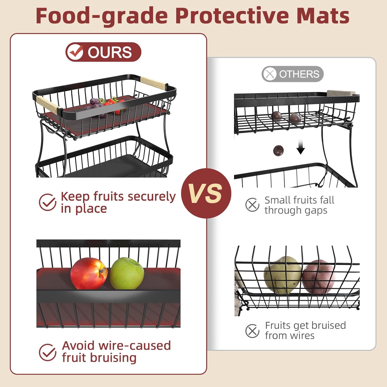 Thumbnail 4 de Sevenblue 2 Tier Fruit Basket 2026