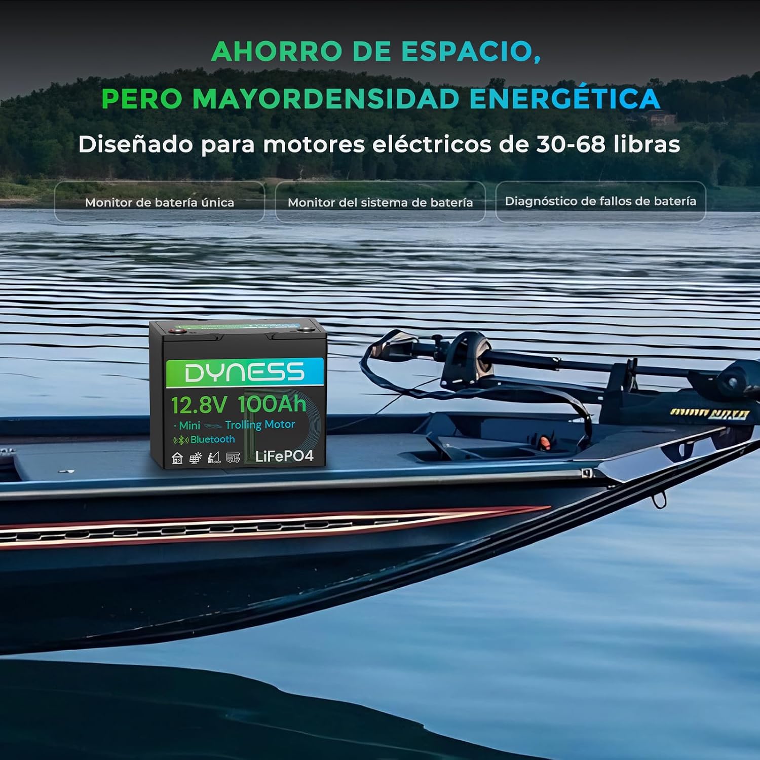 Thumbnail 4 de Dyness 12V 100Ah Batería LiFePO4 para barcos