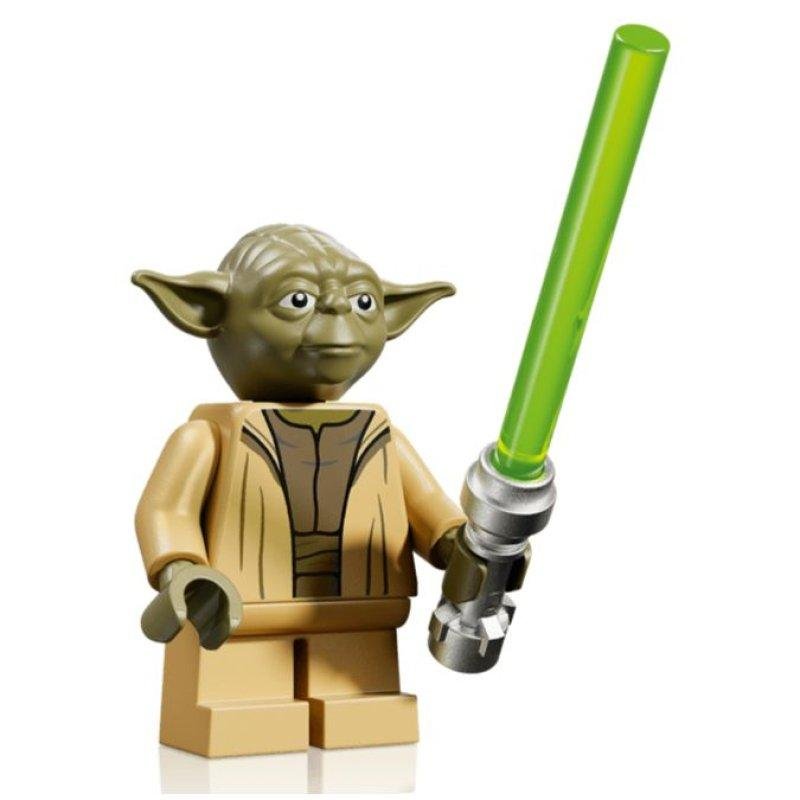 Detalle de LEGO Star Wars Busto de Yoda 75438 — 399 piezas