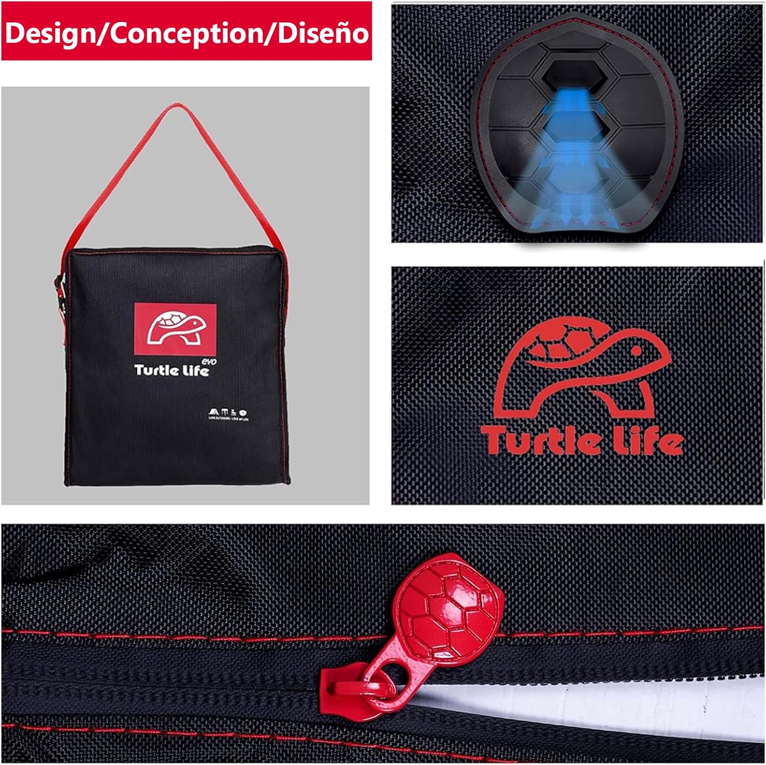 Detalle 1 de Turtle Life Sofabezug Garten 236 x 102 x 89 cm