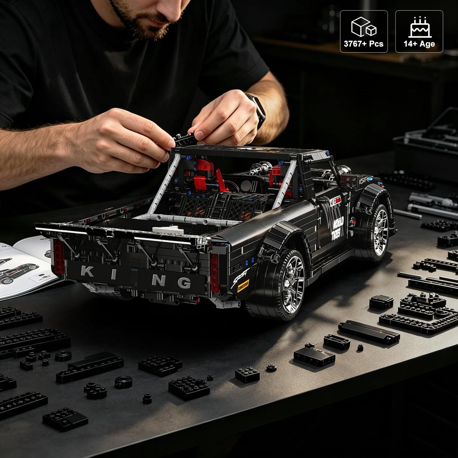 Thumbnail 6 de Mould King 13082 Pickup Truck 3695 pieces