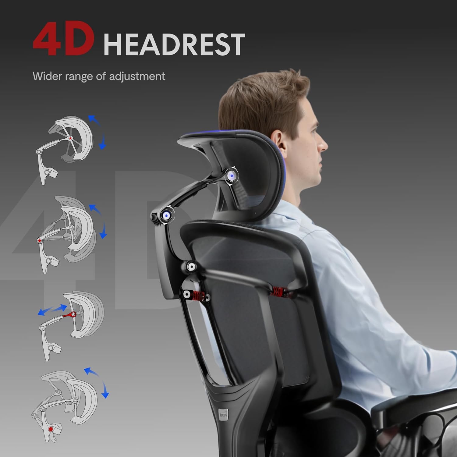 Thumbnail 5 de FLEXISPOT ErgoX Pro Ergonomic Office Chair