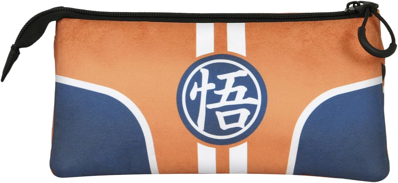 Detalle de Dragon Ball Kamehameha-Portatodo Triple Fan 2.0 Naranja