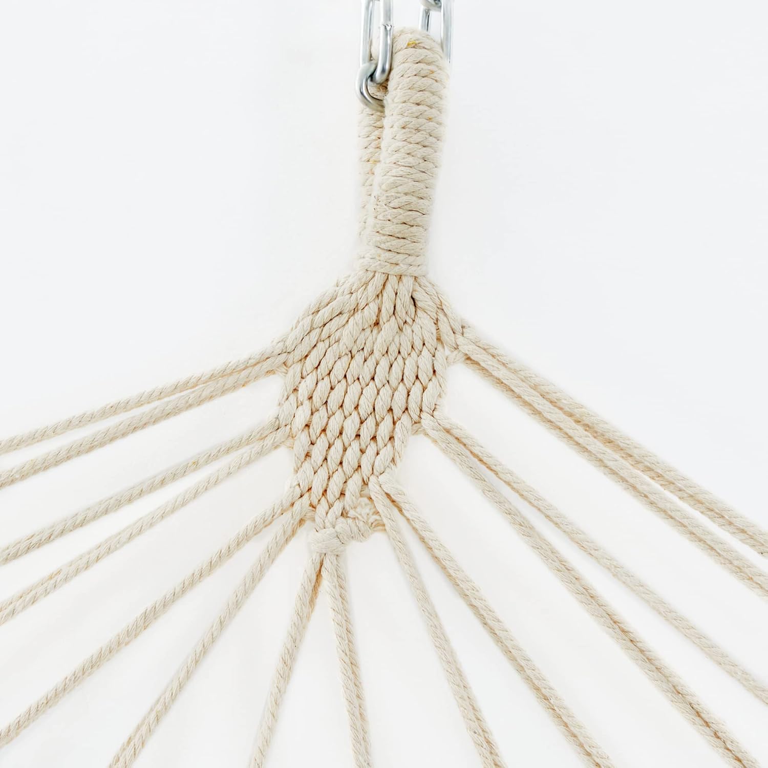 Thumbnail 6 de SONGMICS Outdoor-Hängematte mit 2 Holzstangen, 2 Kissen und Tragetasche (bis 300 kg) – grau GDC022G01