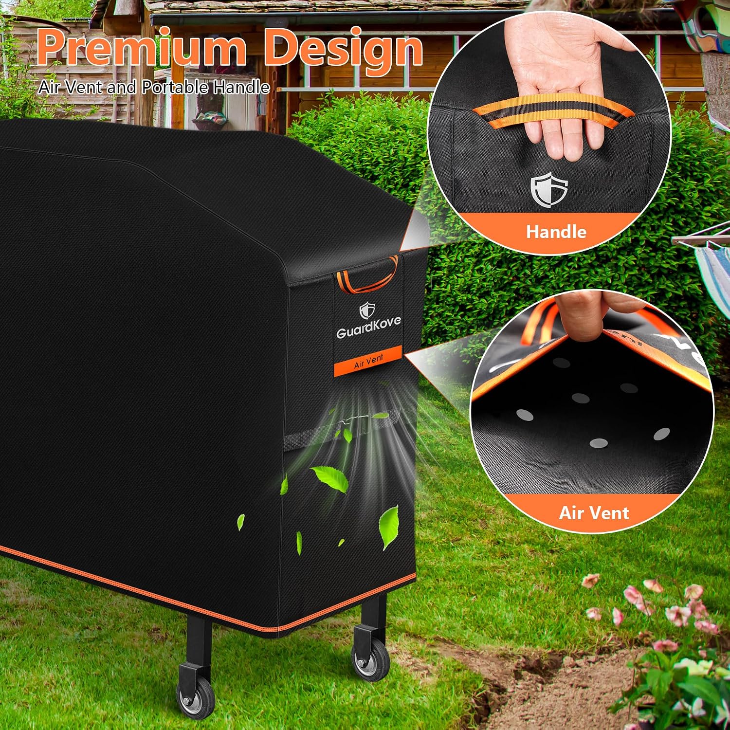 Thumbnail 6 de GuardKove 28"KL-002 Griddle Cover, 1000D Waterproof Oxford Fabric
