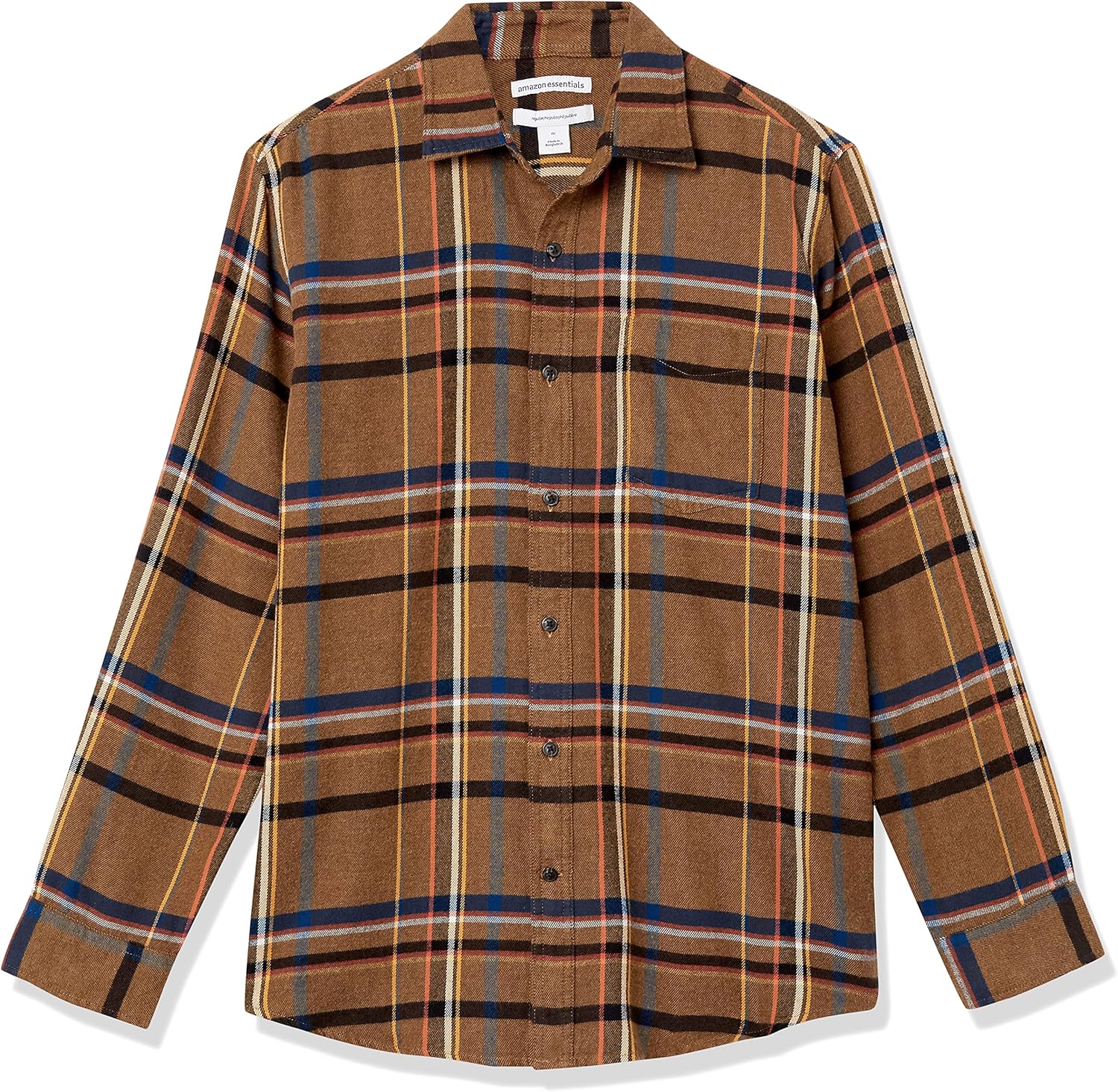 Thumbnail 5 de Amazon Essentials Men's Long-Sleeved Flannel Shirt — Discontinued Colours