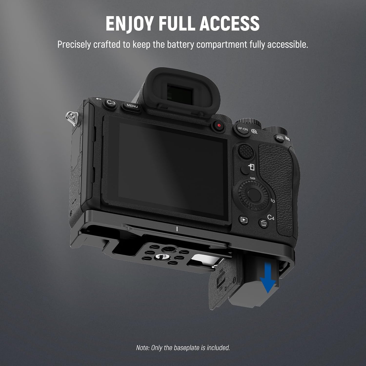 Thumbnail 6 de NEEWER Plaque de base CA004B pour Sony Alpha A7 IV/A7R IV/A7R V/A7S III avec base QR Arca
