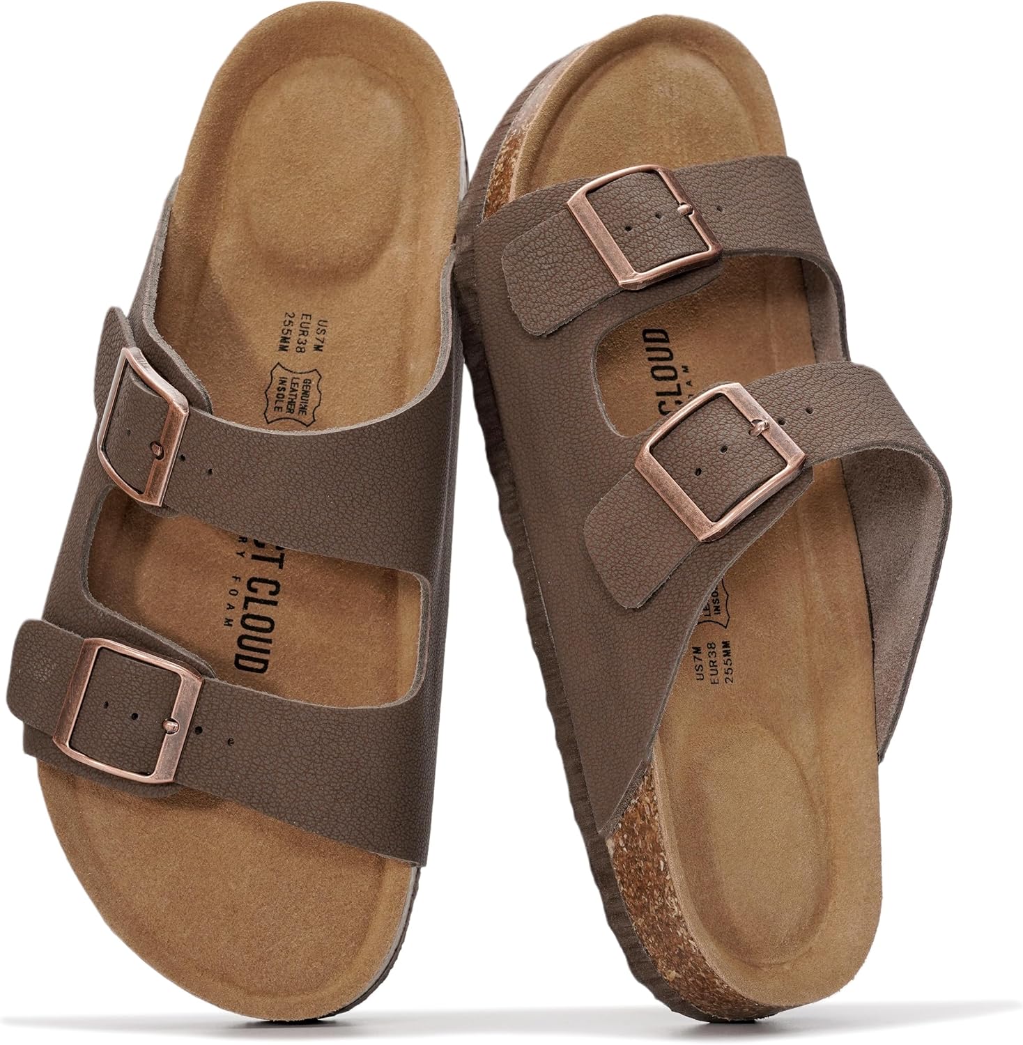 Thumbnail 6 de Project Cloud Venita Leather Sandals 100% 👡