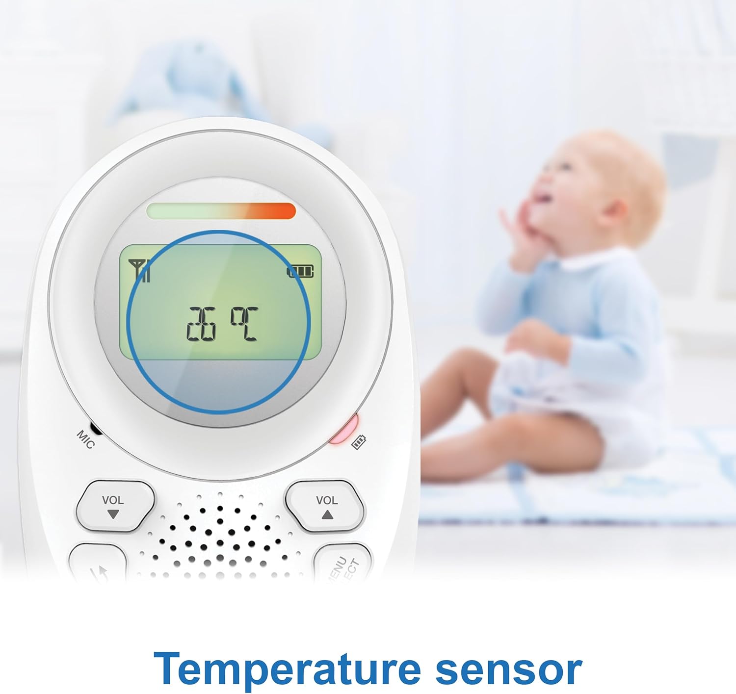 Thumbnail 3 de VTech BM1211 babyphone avec veilleuse et berceuses (version FR) : communication parents/bébé