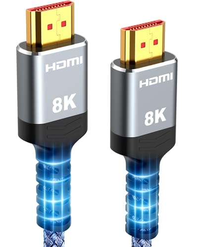 Detalle de Snowkids Câble HDMI 2m 2.1 Ultra Haute Débit 48 Gbps – 10K/8K