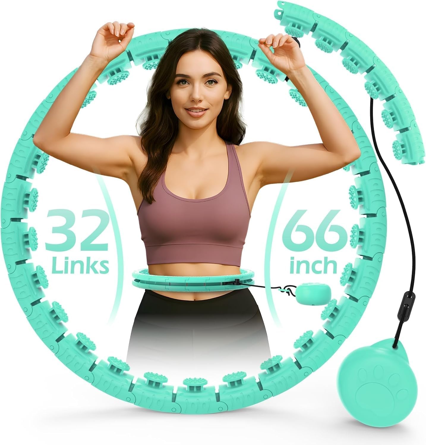 Detalle de JLoibao Weighted Hula Circle 56 Inch