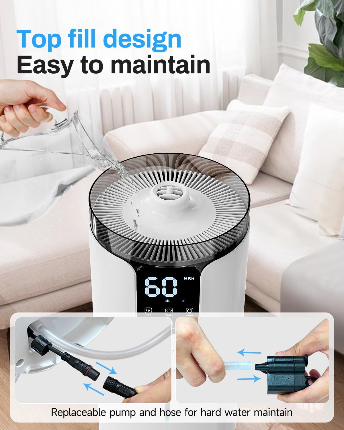Thumbnail 6 de Lacidoll Humidifier 16L for 1500 ft² 🏠