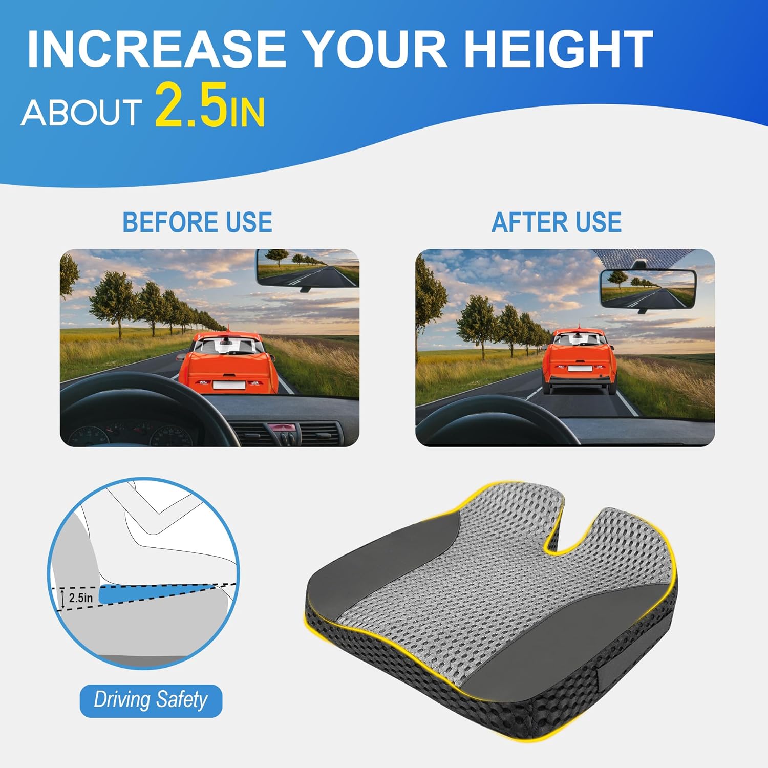 Thumbnail 4 de Lofty Aim Car Seat Cushion for Comfort