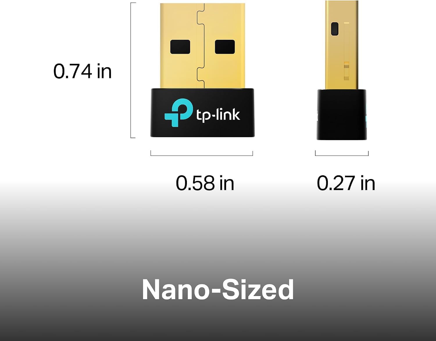 Detalle de TP-Link UB600 Bluetooth 6.0 USB-A Adapter, Nano Design, Up to 7 Devices