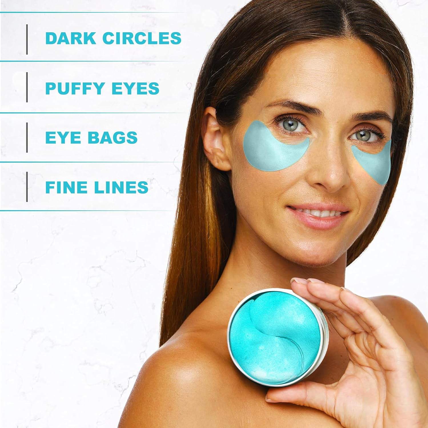 Detalle de Arvesa Under Eye Gel Patches with Retinol, Collagen & Hyaluronic Acid, 60 Pads