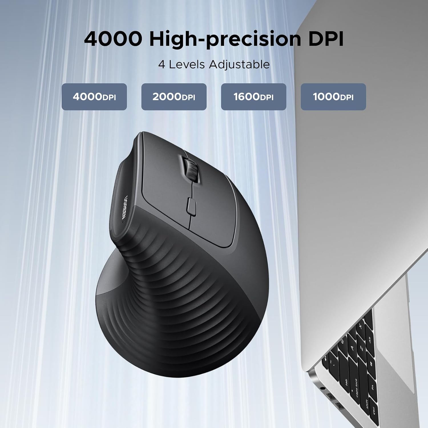 Thumbnail 3 de UGREEN Ergonomic Wireless Mouse 12-Month Battery