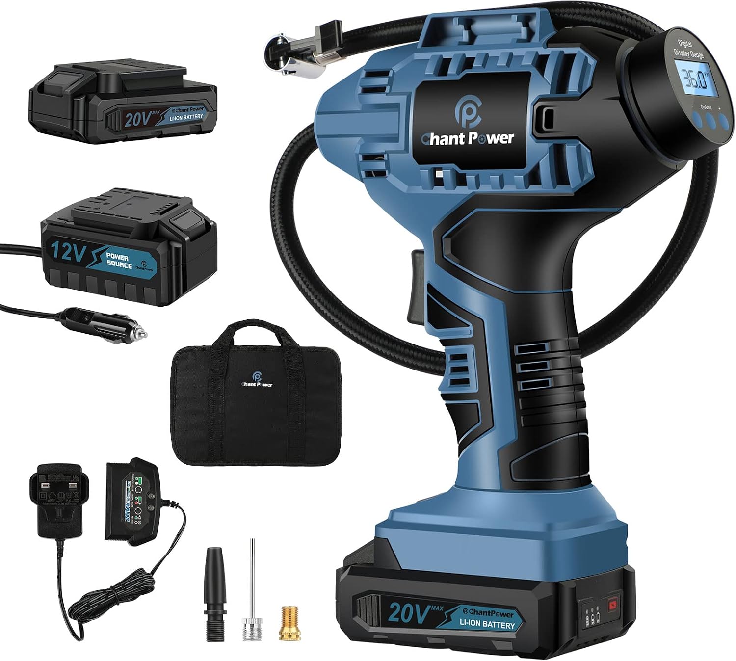 Detalle de C P CHANTPOWER Tyre Inflator 20V