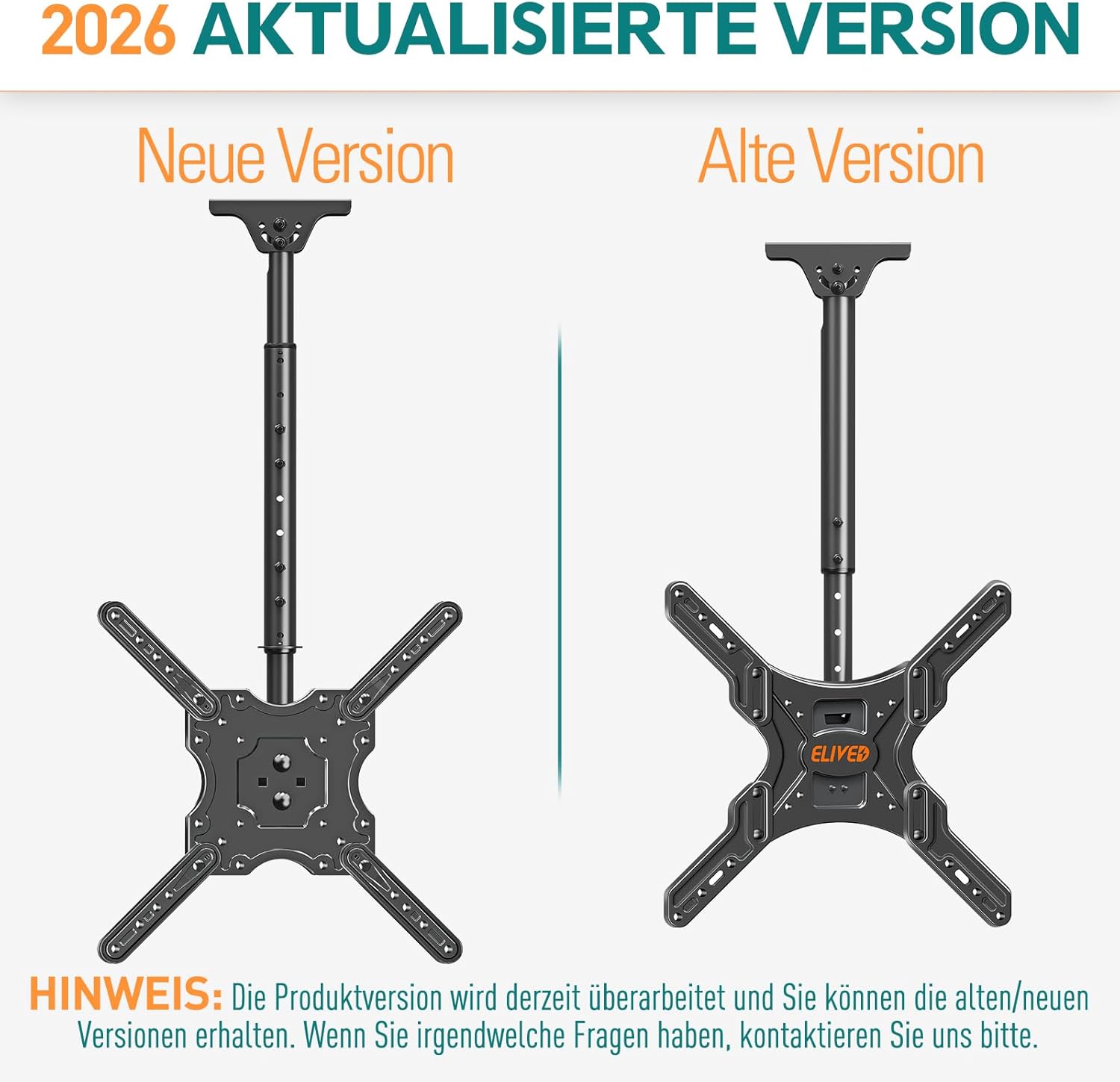 Thumbnail 1 de ELIVED EV3015 Deckenhalterung für 26–65" Fernseher
