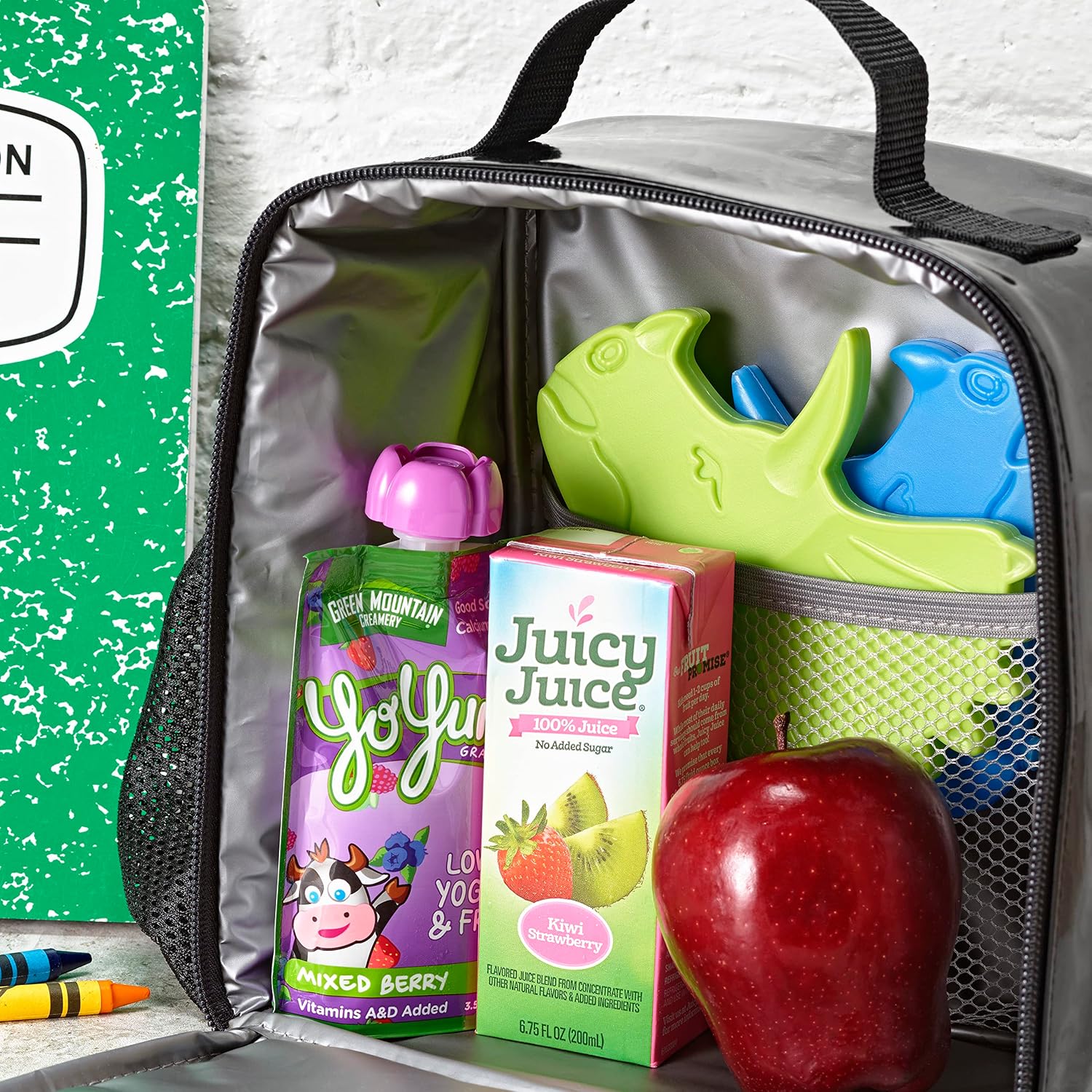 Detalle 2 de Cool Coolers Lunch Box Ice Packs, Dinosaur