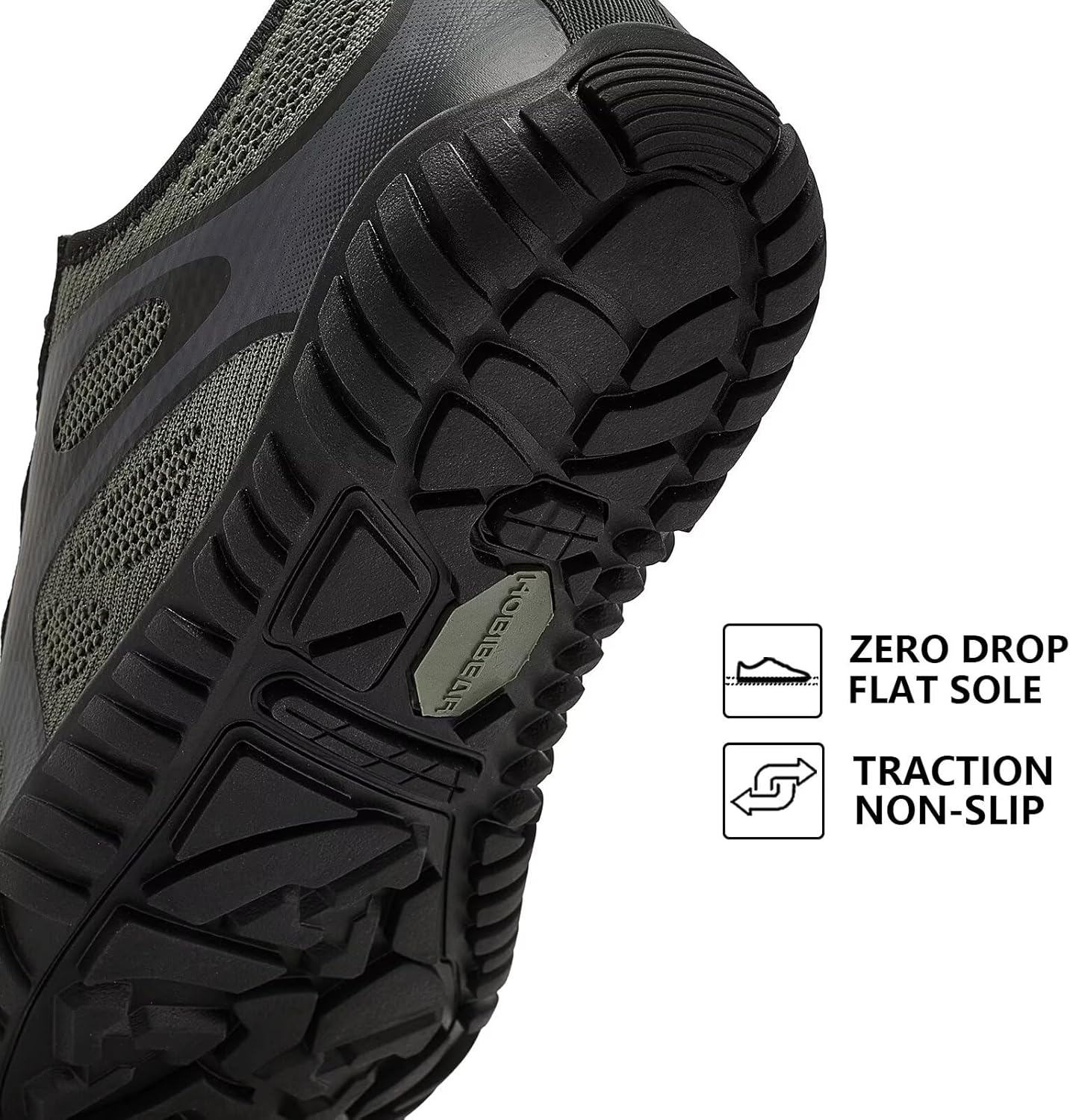 Thumbnail 2 de HOBIBEAR Unisex Minimalist Trail Running Barefoot Shoes with Wide Toe Box and Zero Drop
