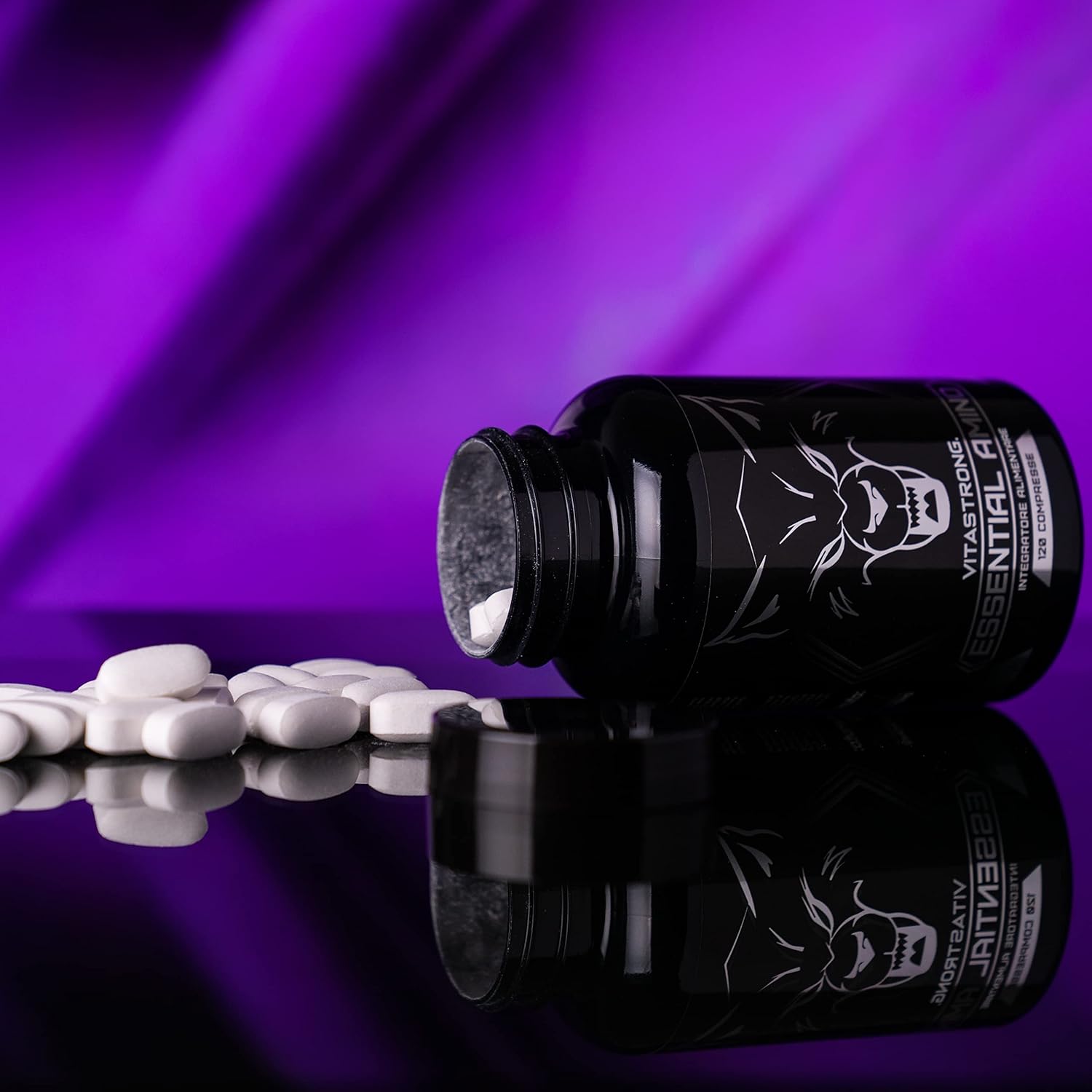 Thumbnail 4 de Aminoacidi essenziali EAA Vitastrong: 8 EAA con BCAA in 120 compresse per allenamenti