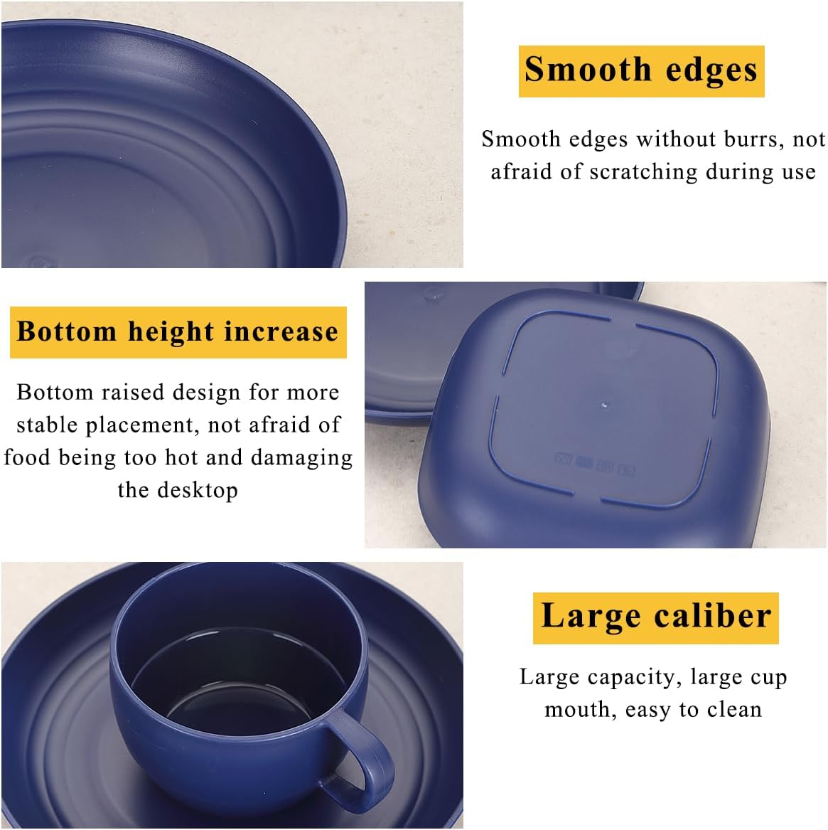 Thumbnail 6 de ReaNea Camping Utensils Set with Plates, Bowls, Mug and Cutlery