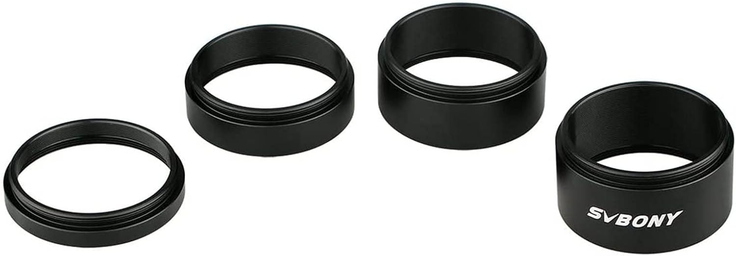 Detalle 2 de Svbony M42x0.75 Adattatore per Tubo di Prolunga 5/10/15/20 mm – Estensione Ottica per Astrofotografia