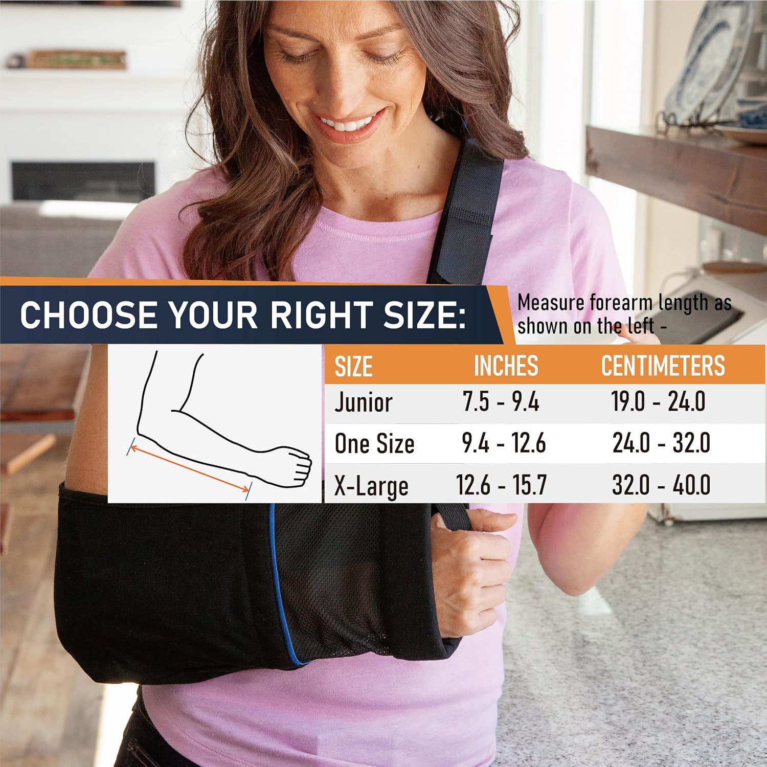 Thumbnail 5 de Comforband B403 Comfort Arm Sling, Breathable, Adjustable and Reversible