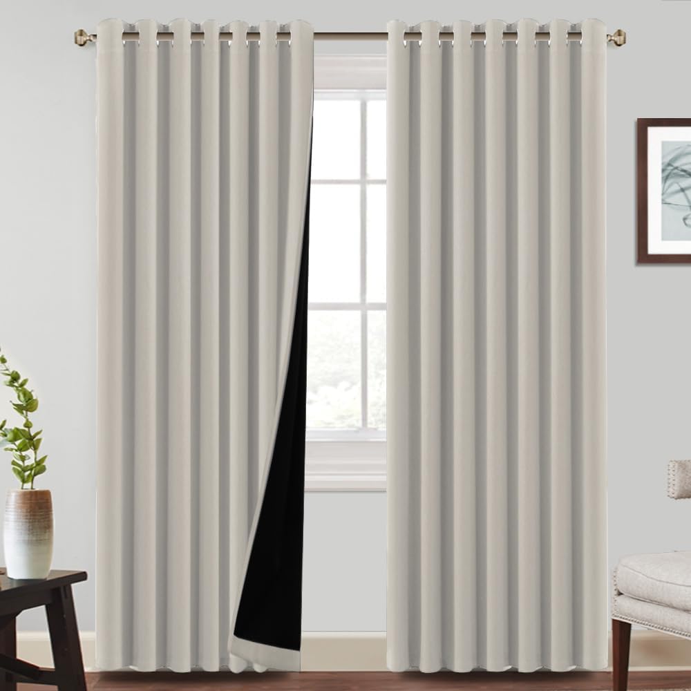 Detalle de BellaHills 100% Blackout Curtains 90x90