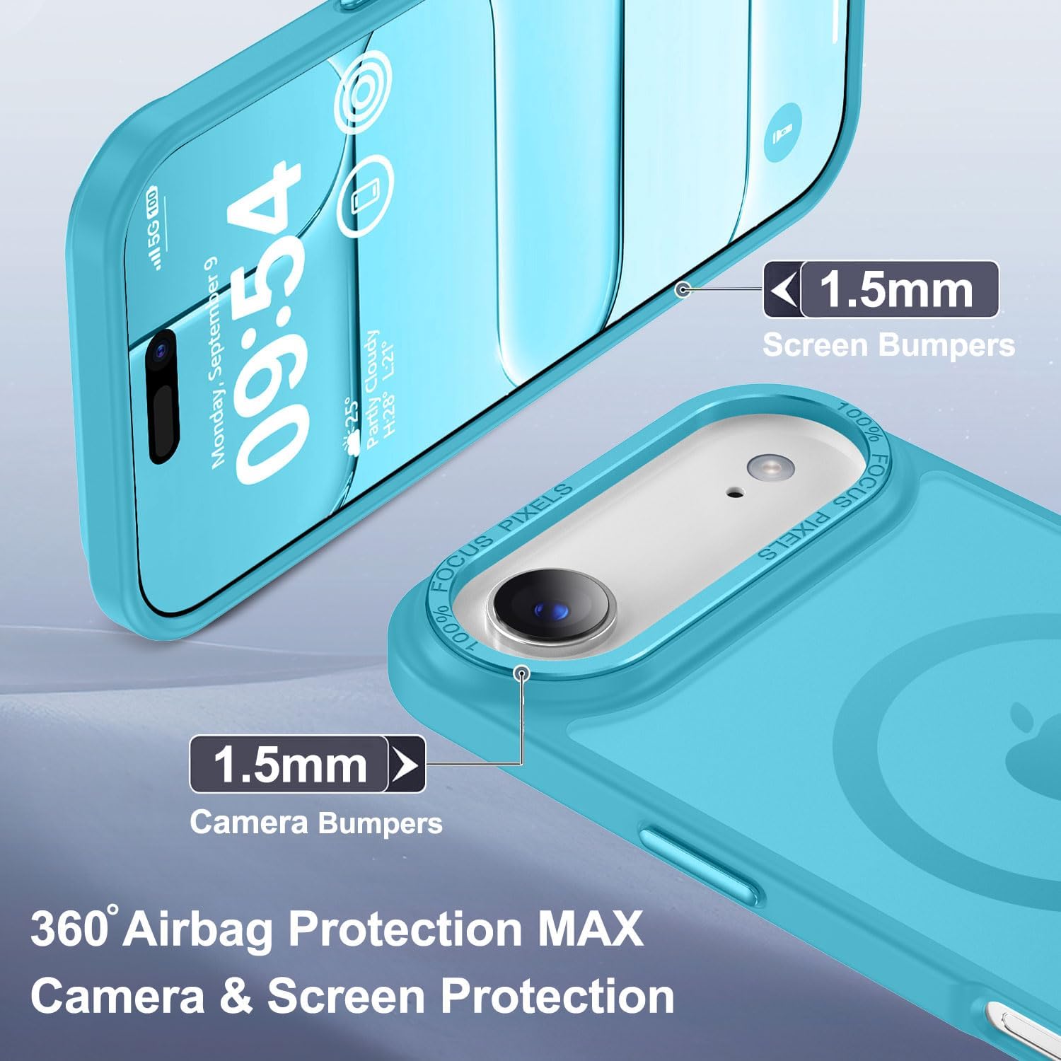 Thumbnail 5 de Newfuture iPhone 15 Pro Max slim magnetic case 6.7"