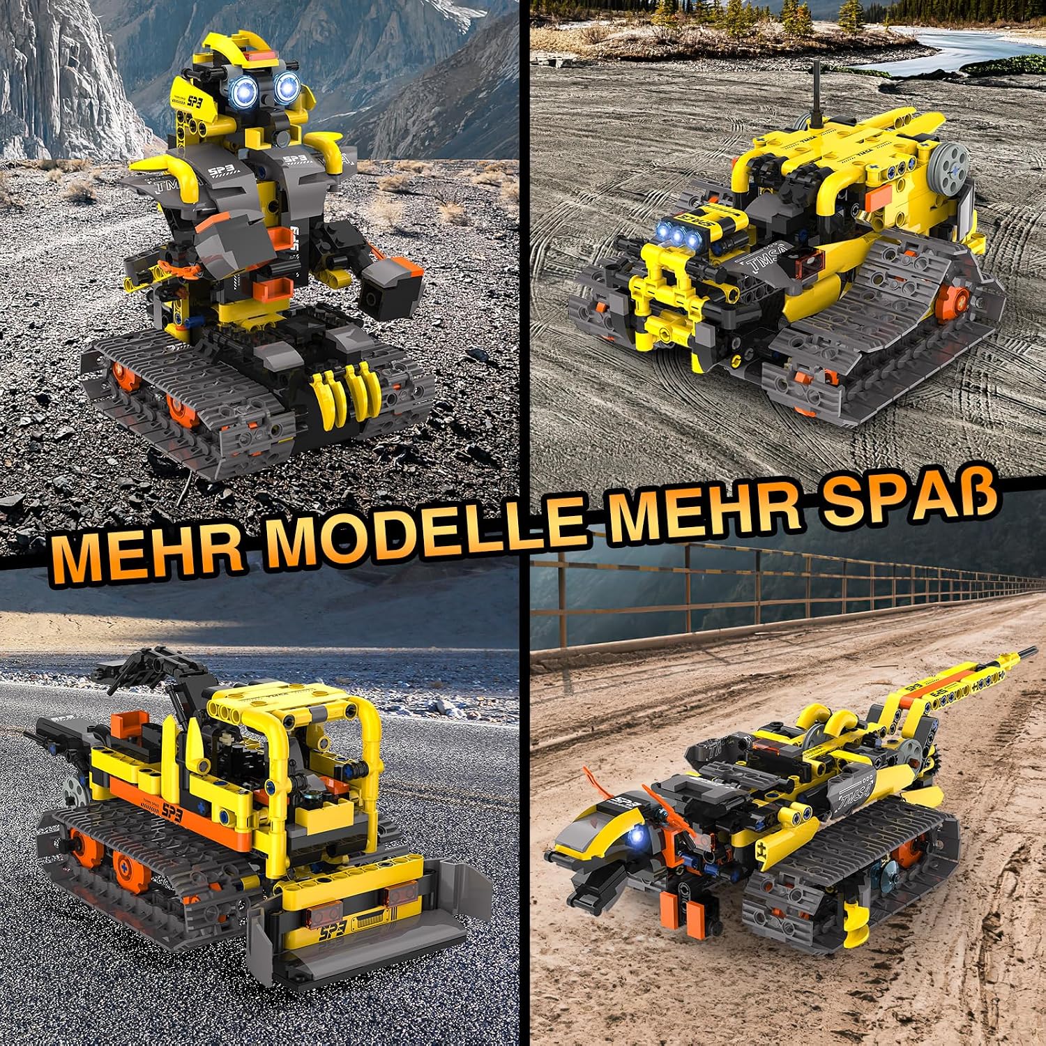 Thumbnail 3 de Technic Roboter Bauspielzeug 688PCS